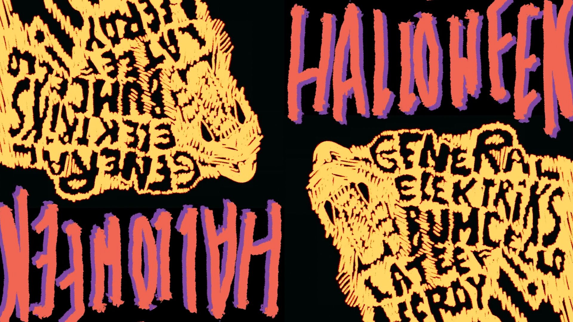 Growl party halloween party