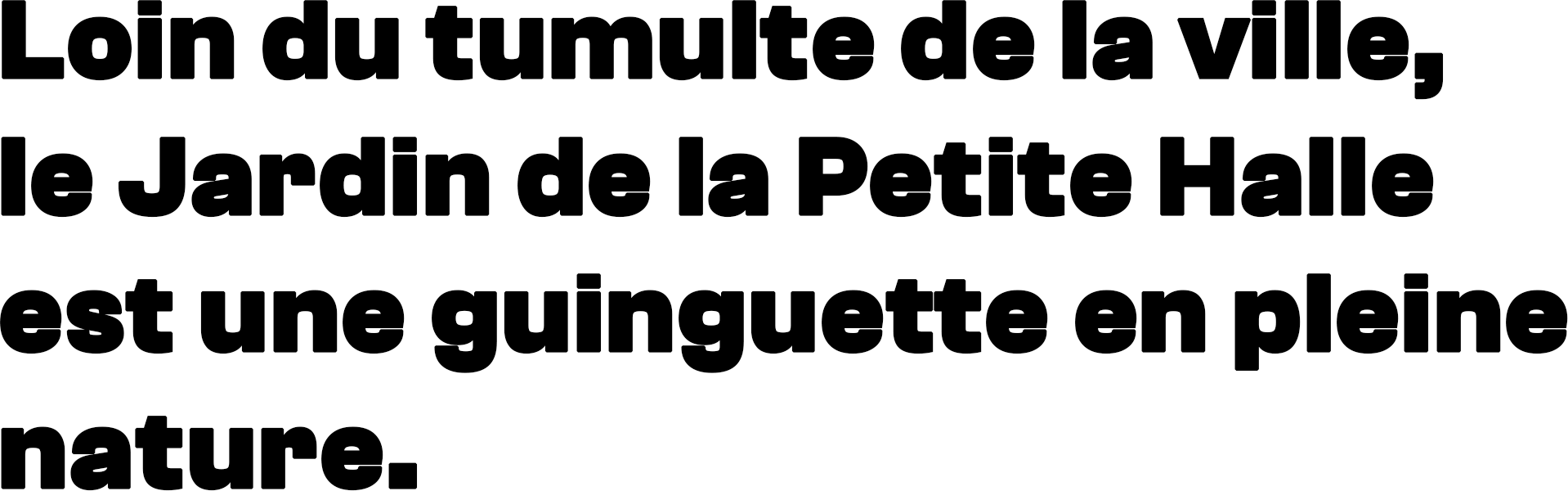 Texte titre jardin